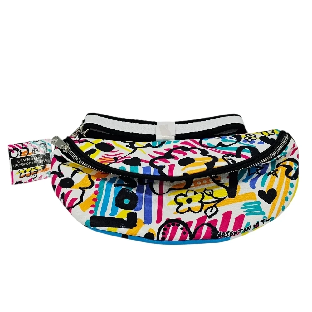 NWT Brighton Graffiti Love Crossbody Belt Bag